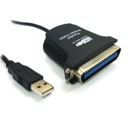 CABO P/ IMPRESSORA | CONVERSOR USB X PARALELA - CONECTA IMPRESSORA PARALELA NA PORTA USB